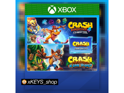 Crash Bandicoot Quadrilogy Bundle 🟩 XBOX CODE KEY🔑
