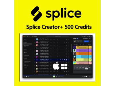 ✅ Подписка на Splice Creator 500 кредитов на 1 месяц