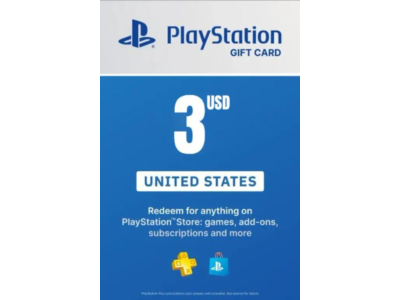 Playstation Network PSN $ 3 (USA)