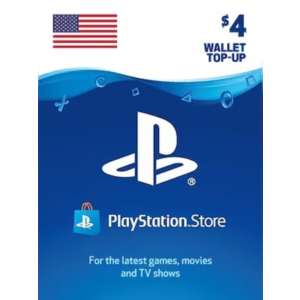 Playstation Network PSN $4 (USA) - без комиссии