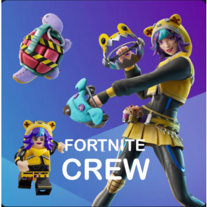 ⭐FORTNITE CREW | BP + 1000 V-Bucks | Epic | PS | XBOX⭐