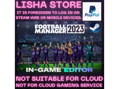 Football Manager 2023+In-Game Editor Стим на 90 дней