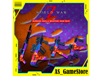 ⚫️WWZ - Burning Skulls Weapons Skin Pack|Epic Games EGS