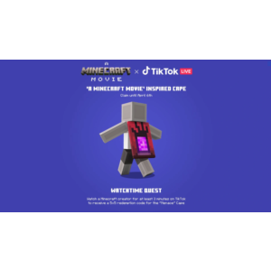 Minecraft TIKTOK Menace Cape 💙 JAVA & Bedrock 💙