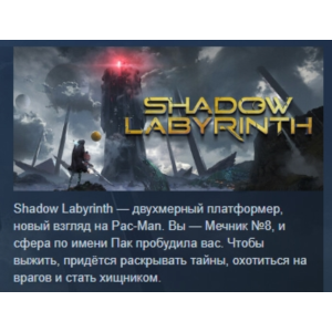Shadow Labyrinth АВТОДОСТАВКА STEAM РОССИЯ