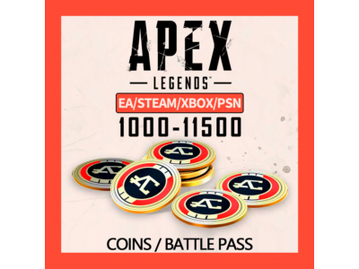 APEX LEGENDS • МОНЕТЫ • БОЕВОЙ ПРОПУСК • EA/STEAM/XBOX/PSN
