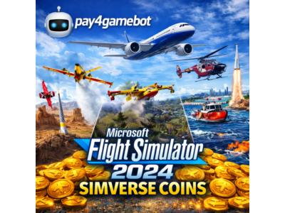 Microsoft Flight Simulator 2024 Simverse Coins 40 - 400