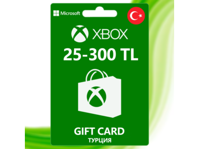 ✅XBOX Gift Card [25-300 TL] Турция