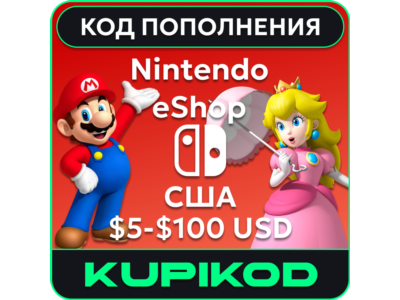 🍄Карты пополнения Nintendo eShop🍄5 - 100 USD🚀АВТО🔥