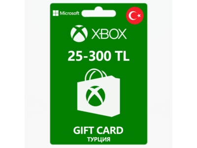 ✅XBOX Gift Card [25-300 TL] Турция