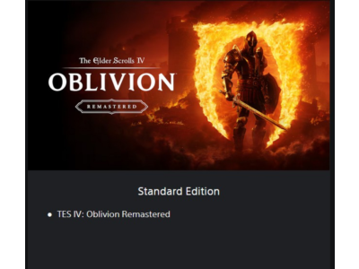 The Elder Scrolls IV: Oblivion Remastered🔮PS5 UA
