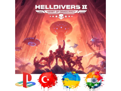 HELLDIVERS 2 PS5/Türkiye/Ukraine/India/PS/Game