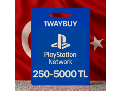 ТУРЦИЯ PlayStation Netwoк 250-5000 TL ПСН TURKEY