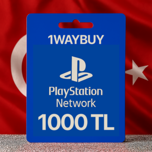 ТУРЦИЯ PlayStation Netwoк 1000 TRY Подарочная карта код