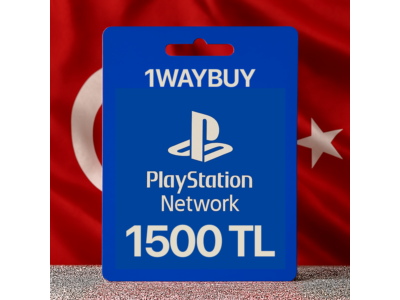 ТУРЦИЯ PlayStation Netwoк 1500 TRY Подарочная карта код