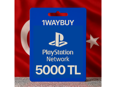 ТУРЦИЯ PlayStation Netwoк 5000 TRY Подарочная карта код