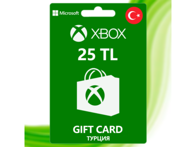 ✅XBOX Gift Card [25 TL] Турция