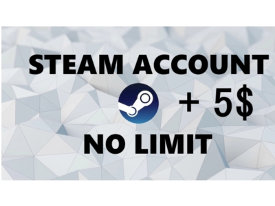Steam Аккаунт No limit 5$