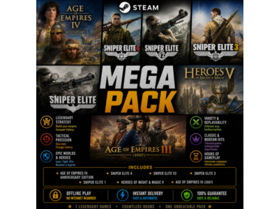 Age of Empires IV,Sniper Elite+игры /Steam/Offline