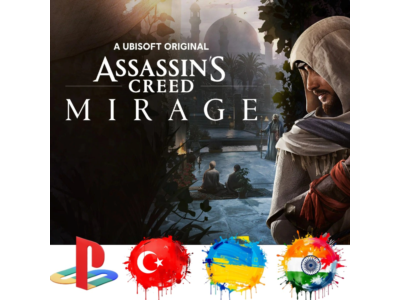 Assassins Creed Mirage PS4/PS5/Турция/Украина/Индия/PS