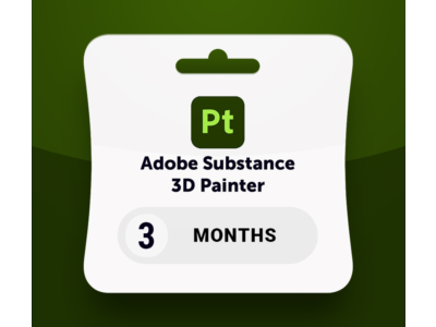 Adobe Substance 3D Painter 2024 3 Month Key ROW