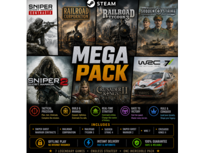 Sniper Ghost Warrior Contracts,Railroad,Sudden Strike 4,WRC 7 / Steam /Offline
