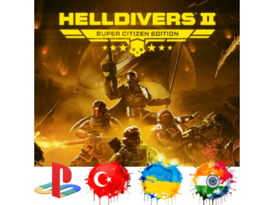 HELLDIVERS 2 Super Citizen PS5/Türkiye/Ukraine/India/PS