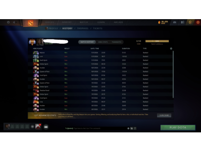 8158MMR main pool acc, 65 trophy lvl, 2600 matches
