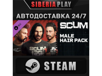 SCUM Man Hair Deluxe 1 DLC STEAM AUTO RU/UA/KZ/CIS