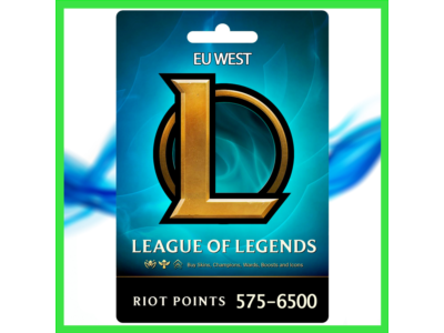 ✅League of Legends [575-6500 RP] EU West