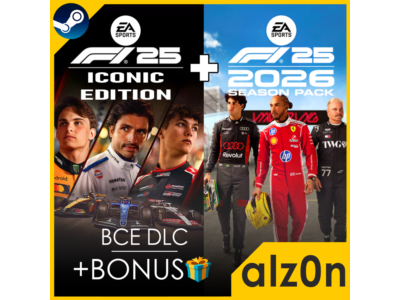 🟥F1 25 - Iconic + 2026 Season Pack・STEAM・ГАРАНТИЯ