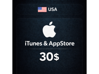 🍎 Подарочная карта Apple iTunes (USA) 30$