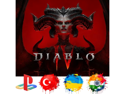 Diablo 4/IV Standard PS4/PS5/Türkiye/Ukraine/Indie/PS/4