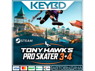 Tony Hawk's Pro Skater 3 + 4 · Standard/Deluxe•Steam RU