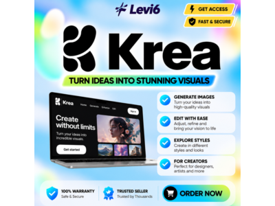 Krea Ai | BASIC | PRO | MAX | SUBSCRIPTIONS + 1month