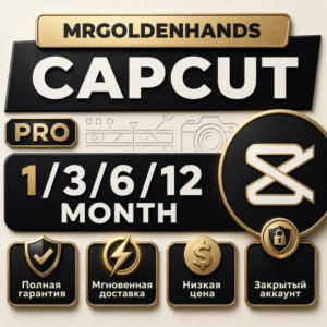 CapCut Pro | 1/3/6/12M | Private account | Instant
