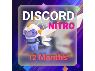 Discord Nitro 12 months 🌐 | Any region | Your account