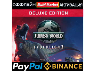 Jurassic World Evolution 3: Premium Edition STEAM 🅿️𝗣𝐀𝐘𝗣𝐀𝐋