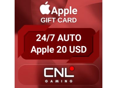 24/7 AUTO | Apple 20 USD (Gift Card)