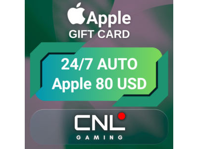 24/7 АВТО | Apple 80 долларов США (подарочная карта)