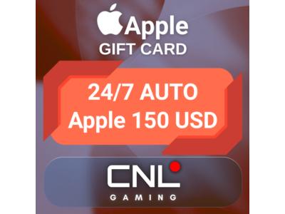 24/7 АВТО | Apple 150 долларов США (подарочная карта)