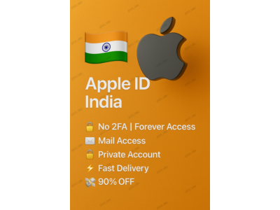 🇮🇳🔐 Apple ID Индия | No 2FA | Активный и готовый 🚀