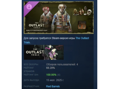 The Outlast Trials - World of Heavyweights Pack STEAM