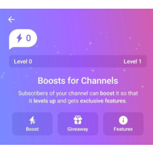 Telegram Channel Boost – 30 Days Active