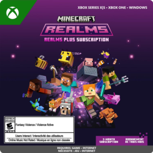 ✅Minecraft Realms Plus 3 month Bedrock✅Xbox Key