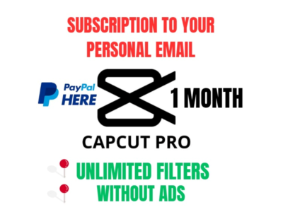 Capcut Pro 7/30 days to your email
