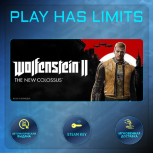 🔑Wolfenstein II The New Colossus STEAM KEY CIS+RU
