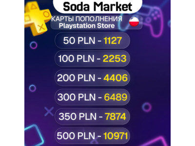 PSN - PlayStation Network Карта - PLN ∙ АВТОДОСТАВКА