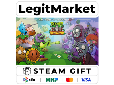 Plants vs. Zombies: Replanted Steam GIFT РУ+МИР АВТО