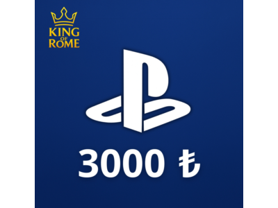PlayStation Турция (3000 ₺) Подарочная карта | 24/7 Автодоставка